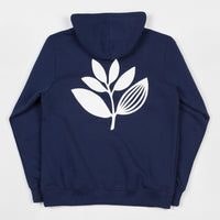 Magenta Plant Hooded Sweatshirt - Navy thumbnail