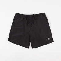 Magenta Plant Patch Shorts - Black thumbnail