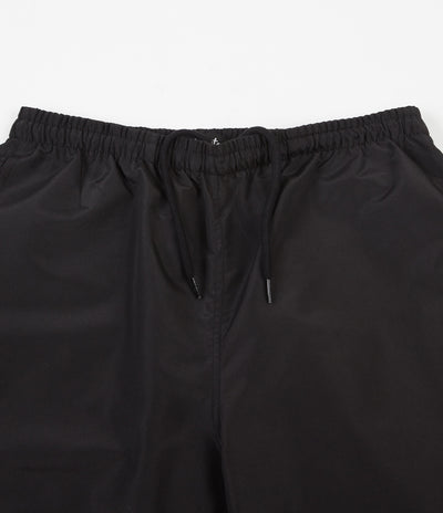 Magenta Plant Patch Shorts - Black