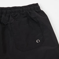 Magenta Plant Patch Shorts - Black thumbnail