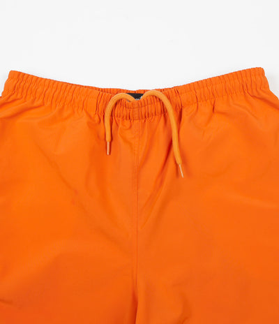 Magenta Plant Patch Shorts - Orange