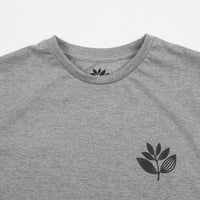 Magenta Plant T-Shirt - Heather Grey thumbnail