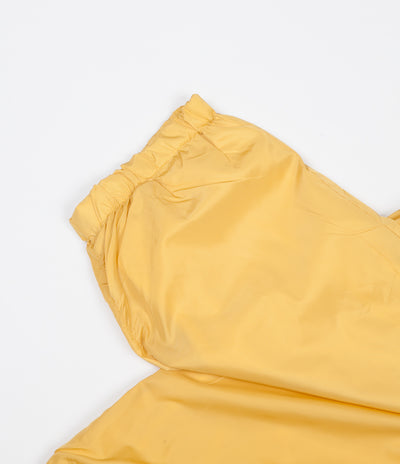 Magenta Plant Track Pants - Pale Yellow