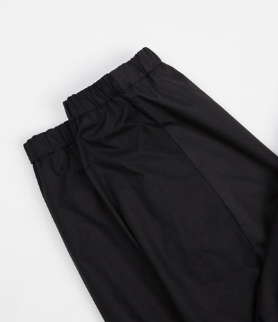 Magenta Plant Tracksuit Pants - Black