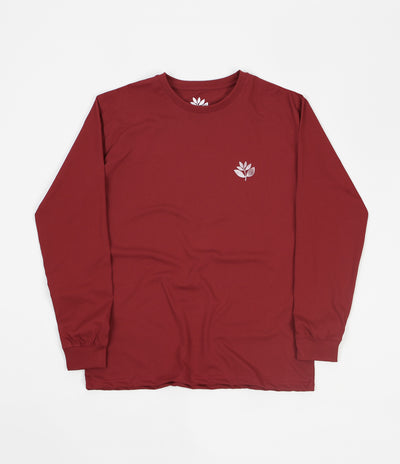 Magenta Points Plant Long Sleeve T-Shirt - Wine