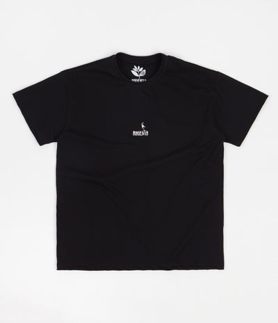 Magenta PWS Embroidered T-Shirt - Black