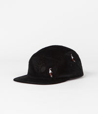 Magenta PWS Night Out Cord 5 Panel Cap - Black