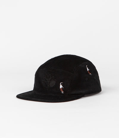 Magenta PWS Night Out Cord 5 Panel Cap - Black