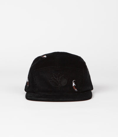 Magenta PWS Night Out Cord 5 Panel Cap - Black