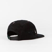 Magenta PWS Night Out Cord 5 Panel Cap - Black thumbnail
