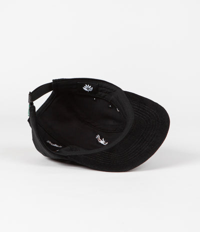 Magenta PWS Night Out Cord 5 Panel Cap - Black
