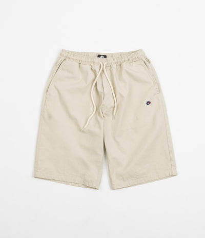 Magenta Ripstop Loose Long Shorts - Sand