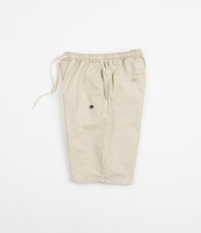 Magenta Ripstop Loose Long Shorts - Sand