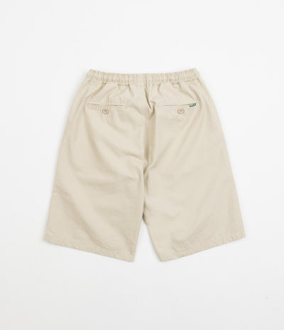 Magenta Ripstop Loose Long Shorts - Sand