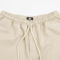 Magenta Ripstop Loose Long Shorts - Sand thumbnail