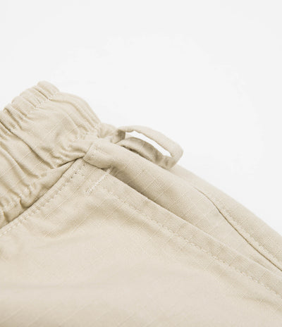 Magenta Ripstop Loose Long Shorts - Sand
