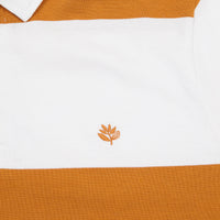 Magenta Rugby Long Sleeve Polo Shirt - White / Orange thumbnail
