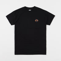 Magenta Shapes Plant T-Shirt - Black thumbnail