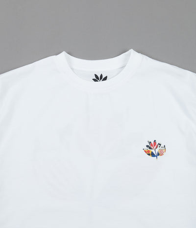 Magenta Shapes Plant T-Shirt - White