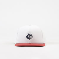 Magenta Snapback Cap - White / Red thumbnail