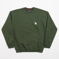 Magenta Sunset Crewneck Sweatshirt - Green thumbnail