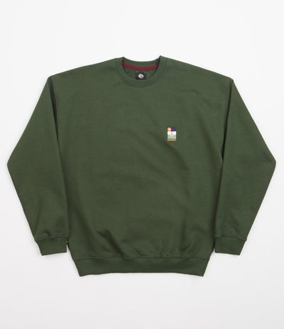 Magenta Sunset Crewneck Sweatshirt - Green