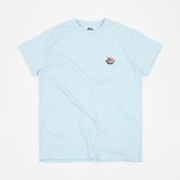 Magenta Surreal Plant T-Shirt - Light Blue thumbnail