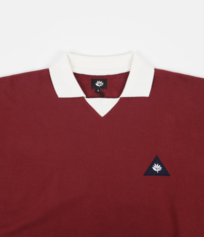 Magenta Swing Crewneck Sweatshirt - Burgundy