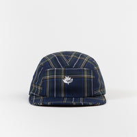 Magenta Tartan 5 Panel Cap - Navy / Multi thumbnail