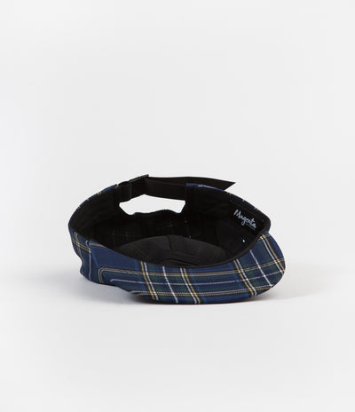 Magenta Tartan 5 Panel Cap - Navy / Multi
