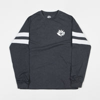 Magenta Team Plant Long Sleeve T-Shirt - Heather Grey thumbnail