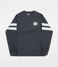 Magenta Team Plant Long Sleeve T-Shirt - Heather Grey