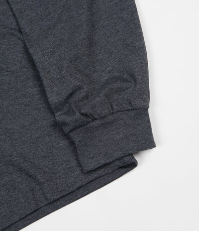 Magenta Team Plant Long Sleeve T-Shirt - Heather Grey