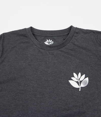 Magenta Team Plant Long Sleeve T-Shirt - Heather Grey