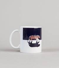 Magenta Tiger Mug - Black / White
