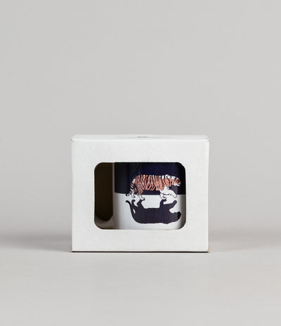 Magenta Tiger Mug - Black / White