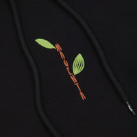 Magenta Tree Plant Hoodie - Black thumbnail