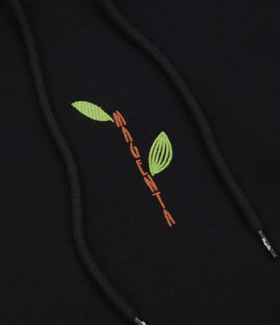 Magenta Tree Plant Hoodie - Black