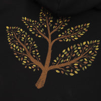 Magenta Tree Plant Hoodie - Black thumbnail