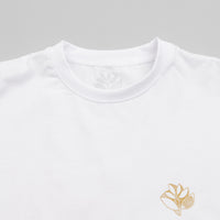 Magenta Trippy Plant T-Shirt - White thumbnail