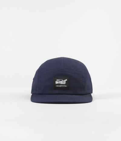 Magenta VX 5 Panel Cap - Navy