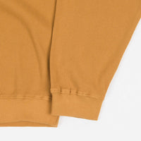 Magenta Waffle Zip Polo Neck Sweatshirt - Honey thumbnail
