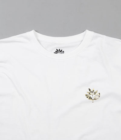 Magenta Zoo Plant Long Sleeve T-Shirt - White