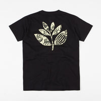 Magenta Zoo Plant T-Shirt - Black thumbnail