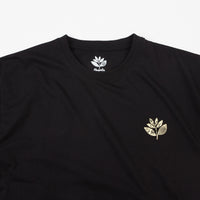 Magenta Zoo Plant T-Shirt - Black thumbnail