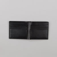 Makr Open Billfold Leather Wallet - Black thumbnail