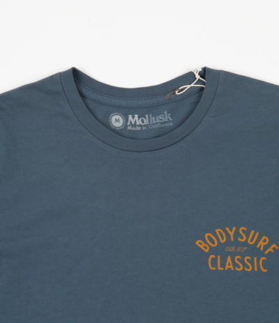 Mollusk Body Surf Classic Long Sleeve T-Shirt - Indigo
