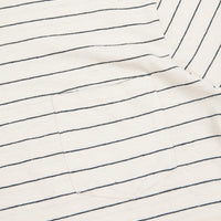 Mollusk Hemp Stripe T-Shirt - Natural / Indigo Stripe thumbnail
