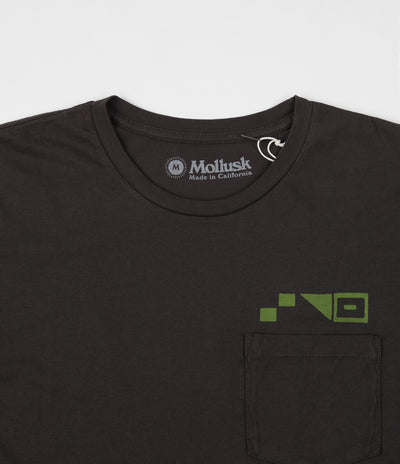 Mollusk High Low T-Shirt - Faded Black