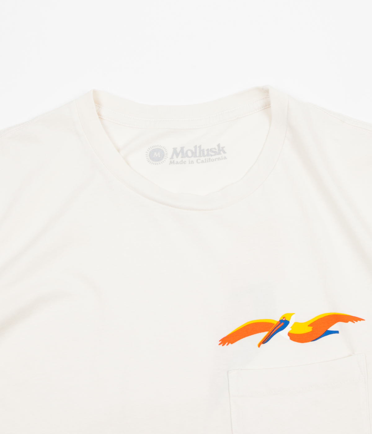 Mollusk Pelican Pocket T-Shirt - Natural | Flatspot
